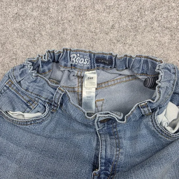 OshKosh B'gosh Jeans Girls 14R Blue Straight Classic Stretch Medium Wash - Picture 5 of 8